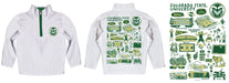 Colorado State Rams CSU Hand Sketched Vive La Fete Impressions Artwork White Boys Quarter Zip Pullover V1 - Vive La Fête - Online Apparel Store