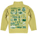 Colorado State Rams CSU Hand Sketched Vive La Fete Impressions Artwork Gold Boys Quarter Zip Pullover V1 - Vive La Fête - Online Apparel Store