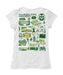 Colorado State Rams CSU Hand Sketched Vive La Fete Impressions Artwork White Girls Cotton Short Sleeve Tee - Vive La Fête - Online Apparel Store