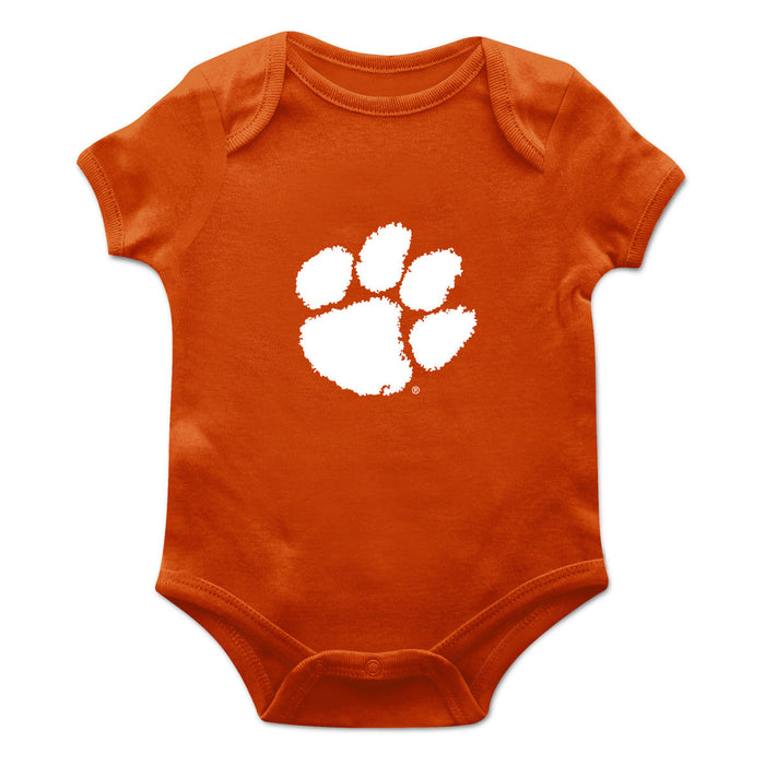 Clemson Tigers Cotton Short Sleeve Bodysuit Orange