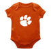 Clemson Tigers Cotton Short Sleeve Bodysuit Orange