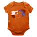 Clemson Tigers Vive La Fete Infant Game Day Orange Short Sleeve Bodysuit