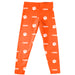Clemson Tigers Vive La Fete Girls Game Day All Over Two Logos Elastic Waist Classic Play Orange Leggings Tights