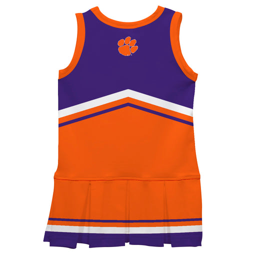 Clemson Tigers Vive La Fete Game Day Purple and Orange Sleeveless Cheerleader Dress - Vive La Fête - Online Apparel Store