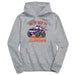 Clemson Tigers On My Way Monster Truck Heather Grey Cotton Youth Hoodie