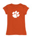 Clemson Tigers Girl´s Fitted Cotton T-shirt Orange