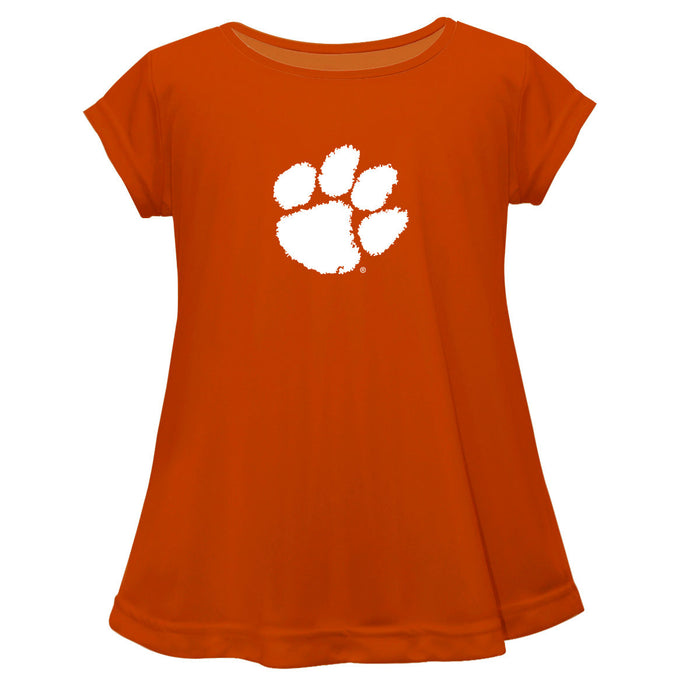 Clemson Tigers Short Sleeve Youth Cotton Top Orange