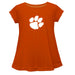 Clemson Tigers Short Sleeve Youth Cotton Top Orange