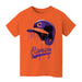 Clemson Tigers Original Dripping Baseball Helmet Orange T-Shirt Cotton by Vive La Fete