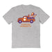 Clemson Tigers Hand Sketched Vive La Fete Impressions Truck Kids Grey Cotton T-shirt
