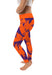 Clemson Tigers Vive La Fete Paint Brush Orange Purple Women Leggings - Vive La Fête - Online Apparel Store