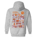 Clemson Tigers Hand Sketched Vive La Fete Impressions Artwork Orange Cotton Fleece Long Sleeve Hoodie - Vive La Fête - Online Apparel Store