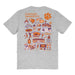 Clemson Tigers Vive La Fete Impressions Artwork Orange Womens Cotton Tshirt - Vive La Fête - Online Apparel Store