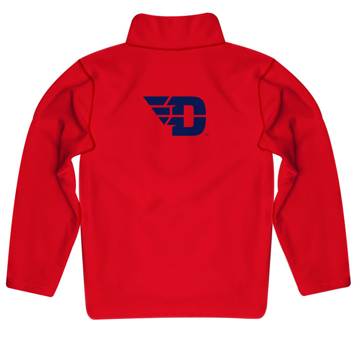 University of Dayton Flyers Vive La Fete Game Day Solid Red Quarter Zip Pullover Sleeves - Vive La Fête - Online Apparel Store