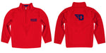 University of Dayton Flyers Vive La Fete Game Day Solid Red Quarter Zip Pullover Sleeves - Vive La Fête - Online Apparel Store