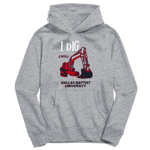Dallas Baptist Patriots Vive La Fete Excavator Grey Cotton Hoodie