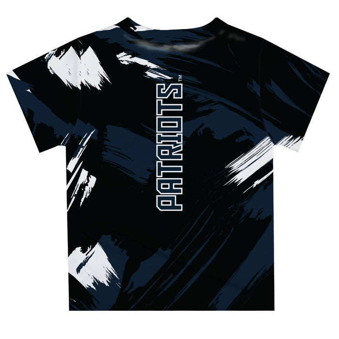 Dallas Baptist Patriots Vive La Fete Boys Game Day Black Short Sleeve Tee Paint Brush