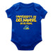 Delaware Blue Hens Vive La Fete Infant Game Day Royal Short Sleeve Bodysuit