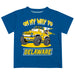 Delaware Blue Hens  Vive La Fete Monster Truck Boys Game Day Blue Short Sleeve Tee