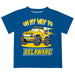 Delaware Blue Hens  Vive La Fete Monster Truck Boys Game Day Blue Short Sleeve Tee