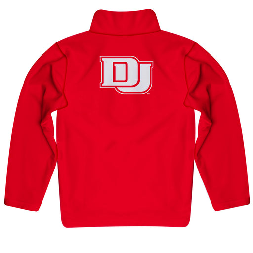 University of Denver Pioneers Vive La Fete Game Day Solid Maroon Quarter Zip Pullover Sleeves - Vive La Fête - Online Apparel Store