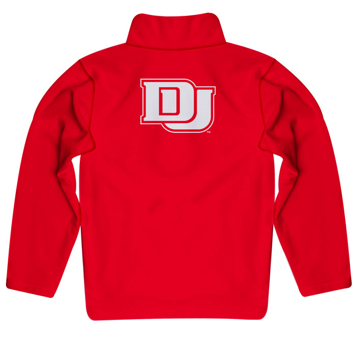 University of Denver Pioneers Vive La Fete Game Day Solid Maroon Quarter Zip Pullover Sleeves - Vive La Fête - Online Apparel Store