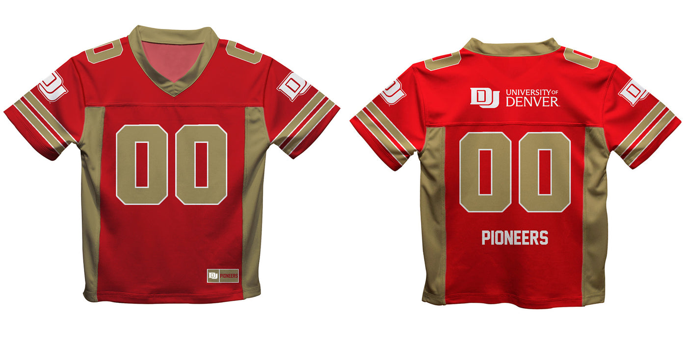 Denver Pioneers Vive La Fete Game Day Maroon Boys Fashion Football T-Shirt - Vive La Fête - Online Apparel Store