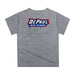 Depaul Blue Demons Original Dripping Basketball Heather Gray T-Shirt by Vive La Fete - Vive La Fête - Online Apparel Store