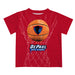 Depaul Blue Demons Original Dripping Basketball Red T-Shirt by Vive La Fete