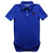 Depaul Blue Demons Embroidered Royal Solid Knit Boys Polo Bodysuit