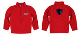 Depaul Blue Demons Vive La Fete Game Day Solid Red Quarter Zip Pullover Sleeves - Vive La Fête - Online Apparel Store