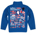 Depaul Blue Demons Hand Sketched Vive La Fete Impressions Artwork  Blue Quarter Zip Pullover V1 - Vive La Fête - Online Apparel Store