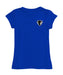 Depaul Blue Demons Hand Sketched Vive La Fete Impressions Artwork Blue Girls Cotton Short Sleeve Tee