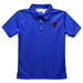 Depaul Blue Demons Embroidered Royal Short Sleeve Polo Box Shirt