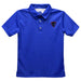 Depaul Blue Demons Embroidered Royal Short Sleeve Polo Box Shirt