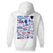 Depaul Blue Demons Hand Sketched Artwork Cotton Fleece Women Hoodie - Vive La Fête - Online Apparel Store