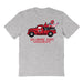 Delaware State Hornets Hand Sketched Vive La Fete Impressions Truck Kids Grey Cotton T-shirt