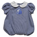 Drake University Bulldogs Embroidered Navy Girls Baby Bubble Short Sleeve
