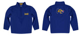 Drexel University Dragons Vive La Fete Game Day Solid Blue Quarter Zip Pullover Sleeves - Vive La Fête - Online Apparel Store