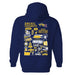 Drexel University Dragons Hand Sketched Artwork Cotton Fleece Women Hoodie - Vive La Fête - Online Apparel Store