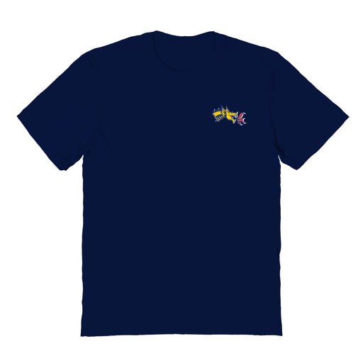 Drexel University Dragons Vive La Fete Impressions Artwork Navy Womens Cotton Tshirt