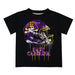 East Carolina Pirates Original Dripping Football Helmet Black T-Shirt by Vive La Fete