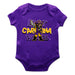 East Carolina Pirates Vive La Fete Infant Game Day Purple Short Sleeve Bodysuit