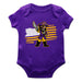 East Carolina Pirates Vive La Fete Infant Game Day Purple Short Sleeve Bodysuit