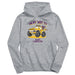 East Carolina Pirates On My Way Monster Truck Heather Grey Cotton Youth Hoodie