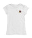 East Carolina Pirates Hand Sketched Vive La Fete Impressions Artwork White Girls Cotton Short Sleeve Tee