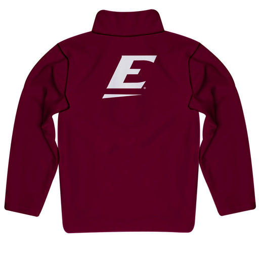 Eastern Kentucky Colonels EKU Vive La Fete Game Day Solid Maroon Quarter Zip Pullover Sleeves - Vive La Fête - Online Apparel Store