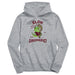 Elon University Phoenix Dinorrific Heather Grey Cotton Youth Hoodie