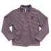 Elon University Phoenix Embroidered Maroon Stripes Quarter Zip Pullover