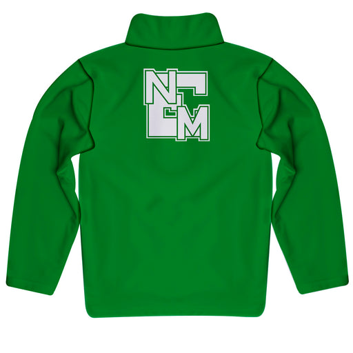 Eastern New Mexico University Greyhounds ENMU Vive La Fete Game Day Solid Green Quarter Zip Pullover Sleeves - Vive La Fête - Online Apparel Store